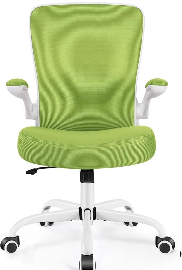 Chartreuse office chair 1