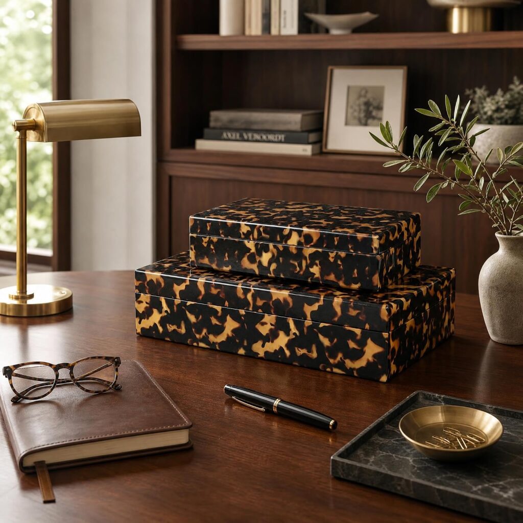 TORTOISE STORAGE BOXES, SET OF 2