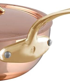 MAUVIEL COPPER 3.7 QT. CHEF PAN WITH LID, MADE IN FRANCE