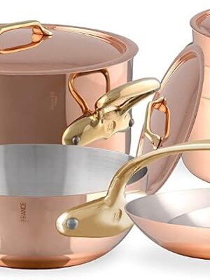MAUVIEL 16-PIECE COPPER COOKWARE COLLECTION, MADE IN FRANCE